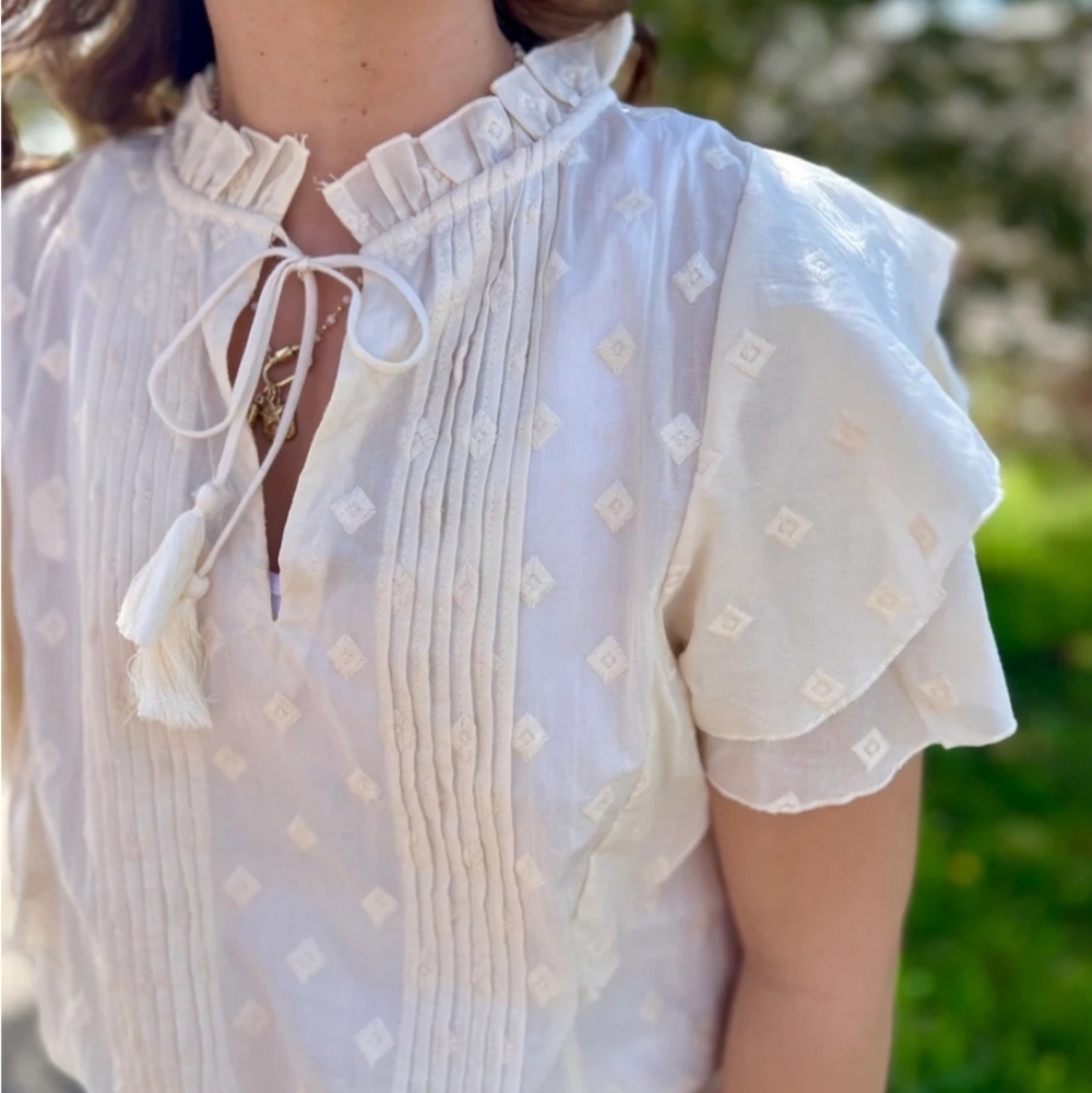 Bishop + Young 'Cleo' Ruffled Top - Picture 3 of 8